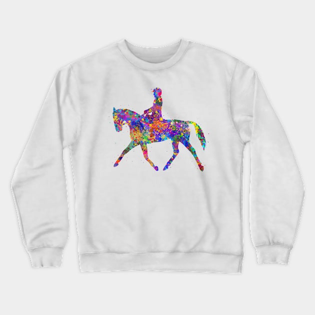 Equestrian Crewneck Sweatshirt by Yahya Art